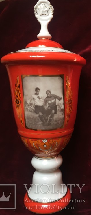 Фарфоровый ваза -кубок -Барановка, фото №2