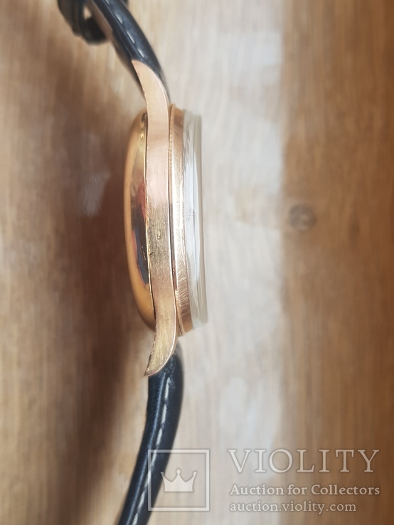 Часы швейцарские хронограф SUISSE Золото 0.750, фото №13