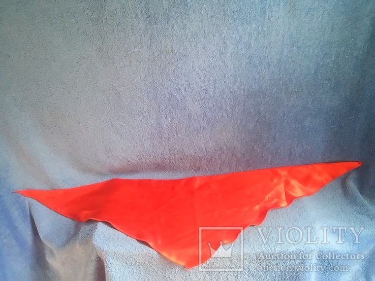 Пионерский галстук СССР цвет красный, фото №3