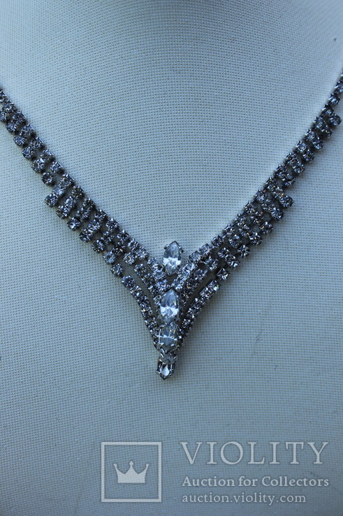 Винтажное Ожерелье Чехословакия. Яблонекс, фото №4