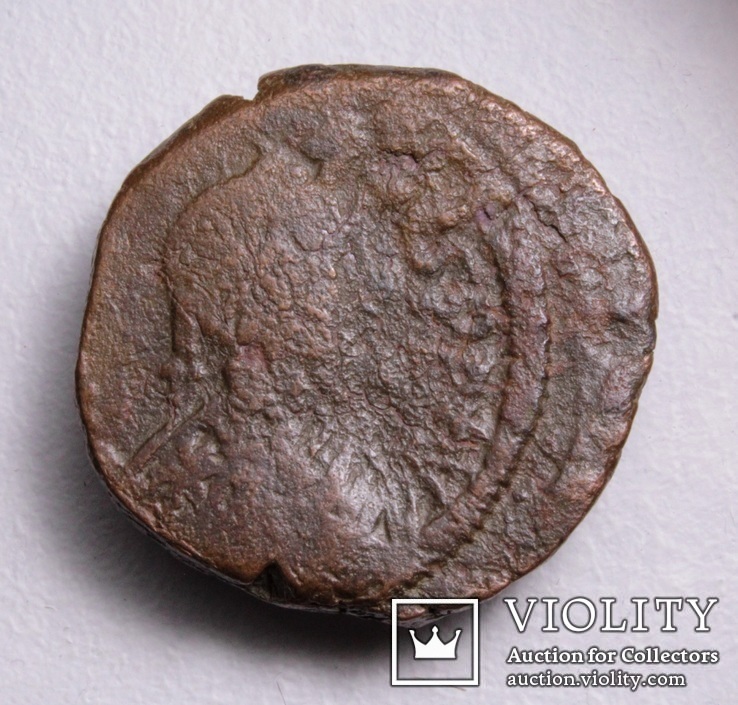 Юстиніан І (527-565р.), 40 нумміїв (1 фоліс), м.Константинополь, 527-538р., фото №7