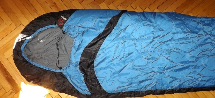 Фирменный теплый спальный  мешок 200см, фото №3