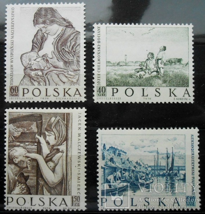 1965 г. Польша Искусство Живопись (**)