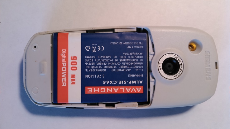 Моб.телефон Siemens CX70+пластиковый чехол+наушник+зарядное, фото №10
