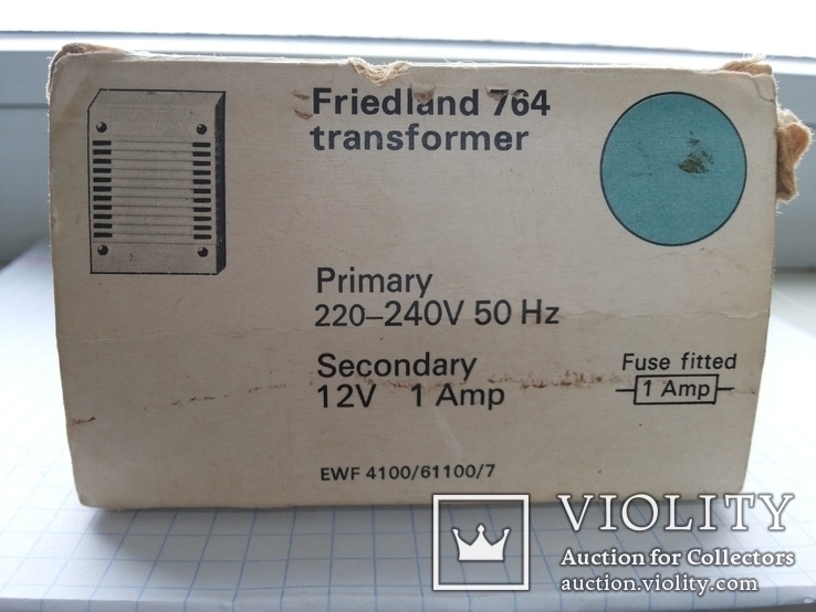 Блок питания AC 12 V 1A Friedland 764 Англия, фото №11