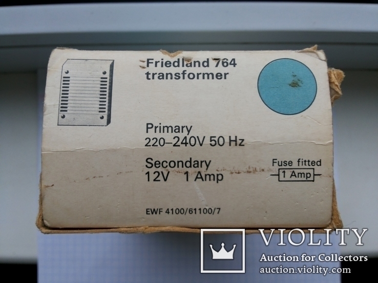 Блок питания AC 12 V 1A Friedland 764 Англия, фото №12