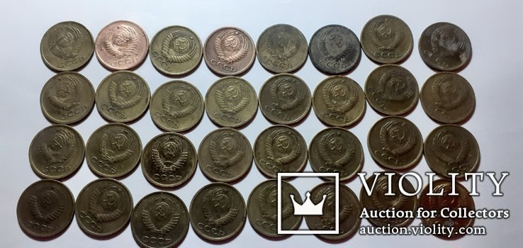 Полная коллекция 1 коп. монет 1961-91л.м., фото №6