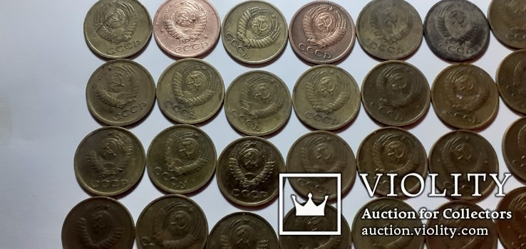 Полная коллекция 1 коп. монет 1961-91л.м., фото №7