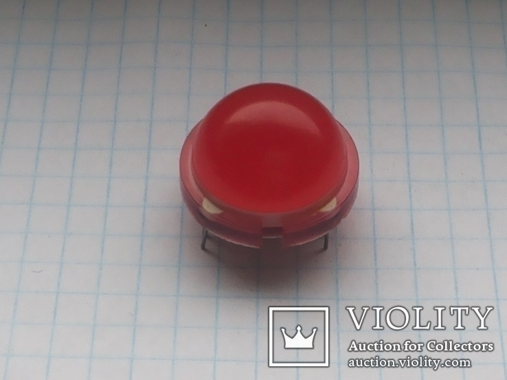 Світлодіод 20 мм DLA 6SRD Kingbright 12 pin червоний 1 шт, фото №2