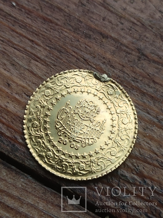Золотые монеты Турции 25 куруш Ziynet, фото №5
