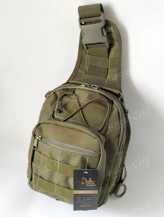 Тактическая - штурмовая универсальная сумка на 9 литров с системой M.O.L.L.E, фото №9