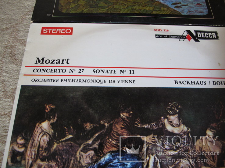 4 пластинки с классической музыкой Моцарт, фото №5