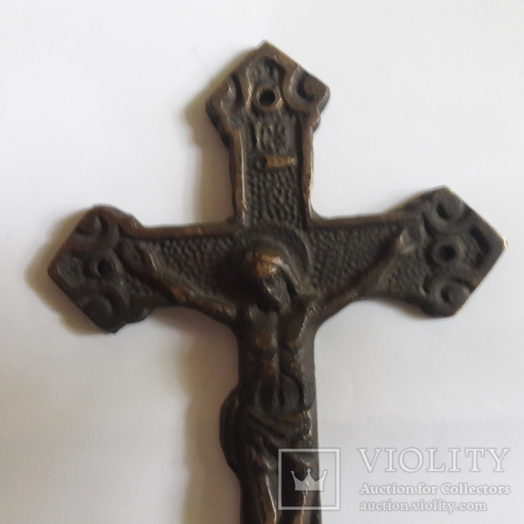 Крест распятие бронза, фото №3
