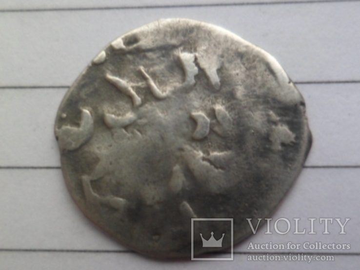 Монета из штемпельной сетки с азакскими дангами Шадибека., фото №6