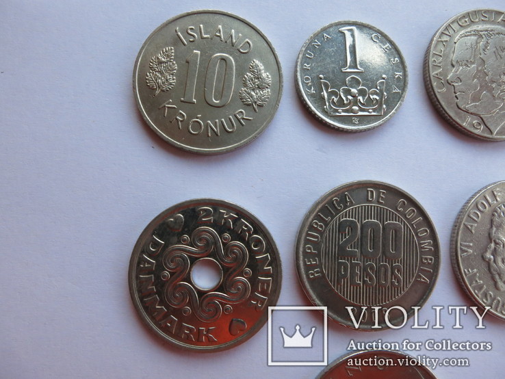 Монеты стран Европы в лоте 7 штук, фото №11