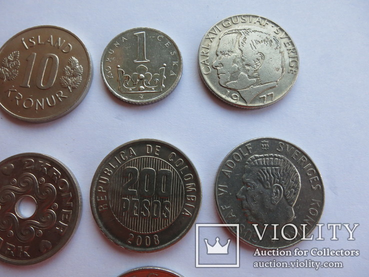 Монеты стран Европы в лоте 7 штук, фото №12