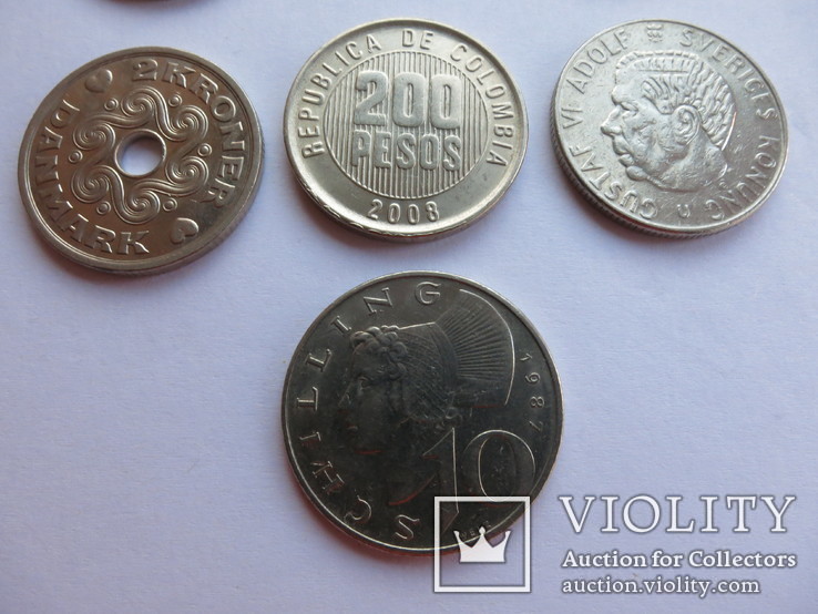 Монеты стран Европы в лоте 7 штук, фото №13