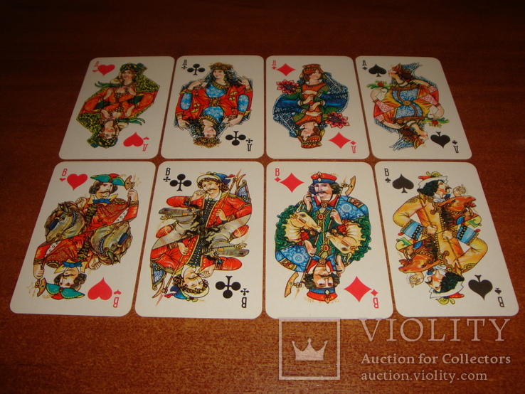 Игральные карты "Белый палех", 1990 г., фото №4