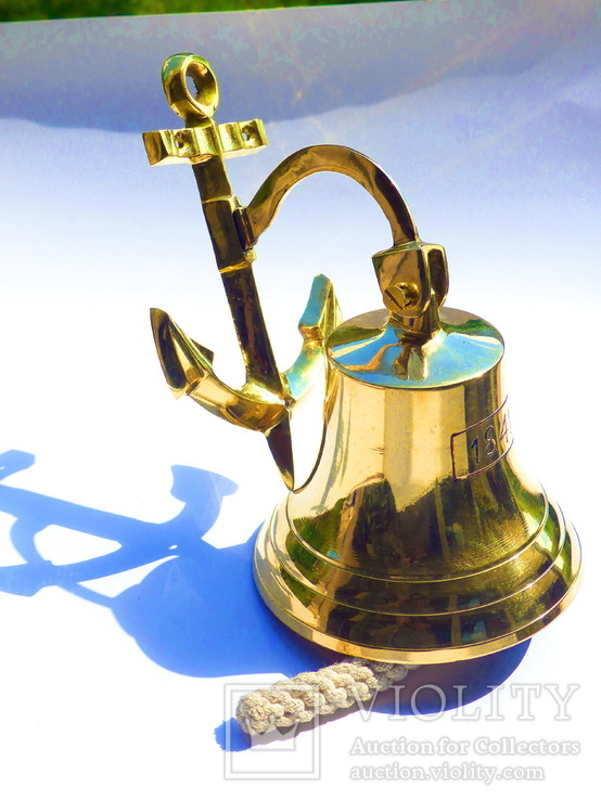 1841 - Морской колокол - Рында - Бронза - Германия - колокольчик, фото №4