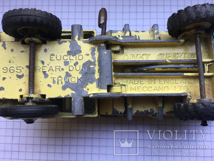 Dinky toys Euclid rear dump truck, фото №5