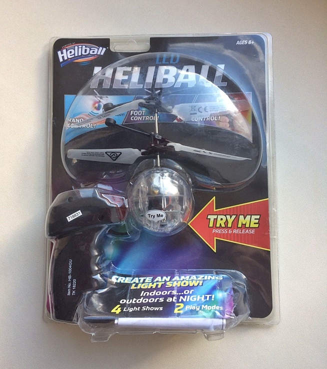 Игрушка дрон мяч - вертолет Led Heliball. Новый. Оригинал. Куплен в Англии, фото №3