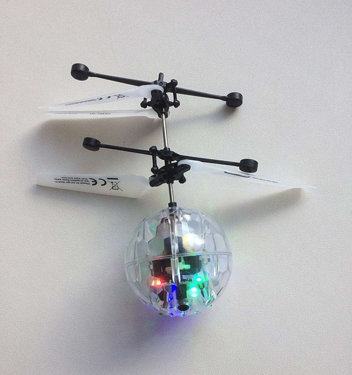 Игрушка дрон мяч - вертолет Led Heliball. Новый. Оригинал. Куплен в Англии, фото №7