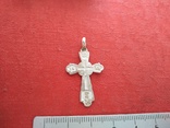 Крестик серебро 84, фото №2