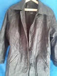 Женское пальто: Gianni натуральная мягкая кожа XL-длинна 118 см, фото №4