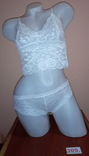 Арт. 309 Белый кружевной комплект – сексуальное и эротическое нижнее белье, фото №3