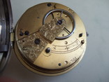 Английские серебрянные часы с фузеей, фото №11
