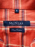 Рубашка клетка Mc NEAL коттон кнопки p-p S, photo number 7