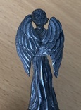 Металлический колокольчик с ангелом, фото №5