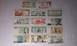 Вкладыши с изображением валют 14 стран мира (14 разных стран) №3., фото №2