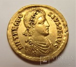  Феодосий I Великий, солид ,Римская империя ., фото №7
