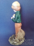 Статуэтка Мальчик с голубем. Фарфор бисквит. Европа, фото №5