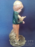 Статуэтка Мальчик с голубем. Фарфор бисквит. Европа, фото №7