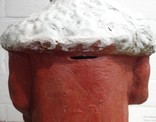 Дед Мороз 1955г. Гипс 48см.  4.3кг., фото №9