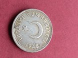 Турция 50 куруш 1948 серебро n1719, фото №2