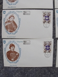 Гетьманы.16 конвертов.надпечатка на марках СССР "клейноды", фото №7