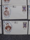 Гетьманы.16 конвертов.надпечатка на марках СССР "клейноды", фото №8
