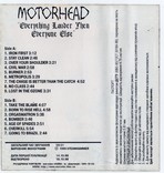 Motorhead (Everything Louder Than Everyone Else) 1998. (MC). Кассета. Euro Star, фото №7