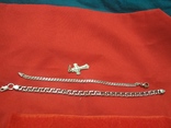 Серебряные браслеты и крестик, фото №5