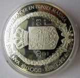 Нидерланды, токен 20 серебряных евро 2003 "Рождение принцессы Катарины-Амалии", фото №3