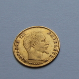 5 франков 1859 Франция. Золото. 1.59 г, фото №2
