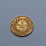 5 франков 1859 Франция. Золото. 1.59 г, фото №3
