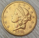 20 долларов 1874, фото №2