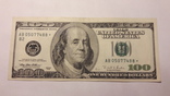 100 долларов 1996г  (звезда), фото №2