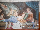 Картина ‘‘Спящая красавица и ангелы’’ (до 1917 г.). Копия., фото №5