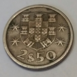 Португалія 2.5 ескудо, 1965, фото №3