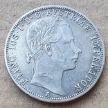 1 флорин 1860 г. Австрия, фото №5